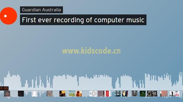 历史上首次电脑演奏的音乐重见天日