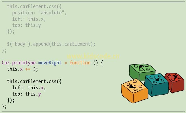 《javascript-少儿编程》第12章面向对象编程之添加moveRight方法