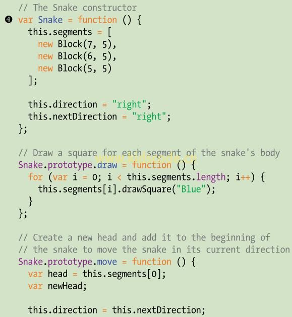 《javascript-少儿编程》第17章开发贪吃蛇游戏2之综合应用