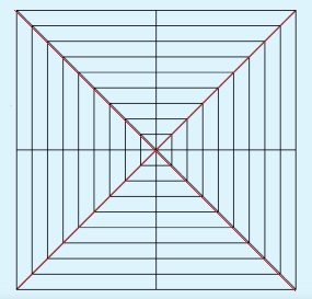 NOC青少儿编程大赛/信息素养大赛编程题解析-金字塔俯视图
