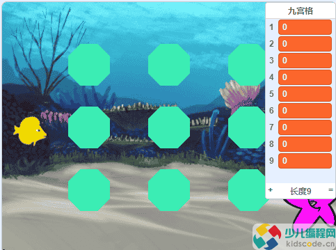 Scratch图形化编程教程:九宫格博弈战