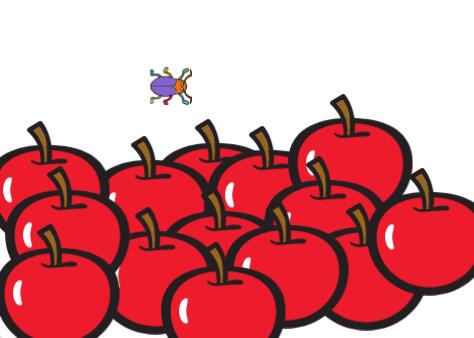 【Scratch算法练习】信息奥赛基础习题：苹果和虫子