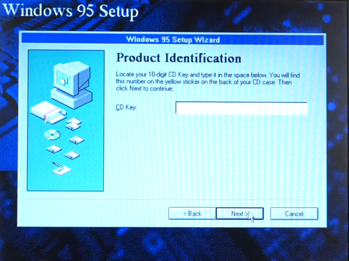 scratch作品_Windows 95 Retail CD key 校验 ，