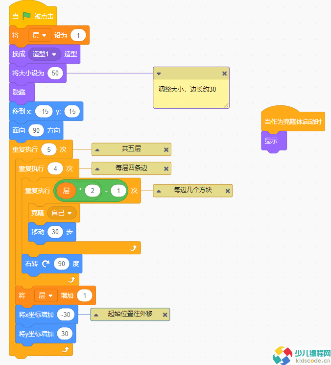 Scratch少儿编程教程-LED屏幕流水灯【蓝桥省赛真题】